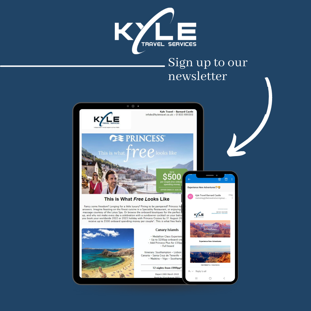 Email Sign Up - Kyle Travel BC